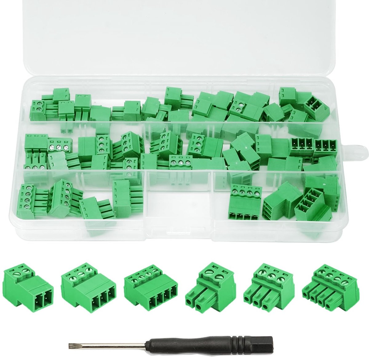 SolidKeus - 24 Sets Soldervrije Aansluitpluggen voor PCB Montage