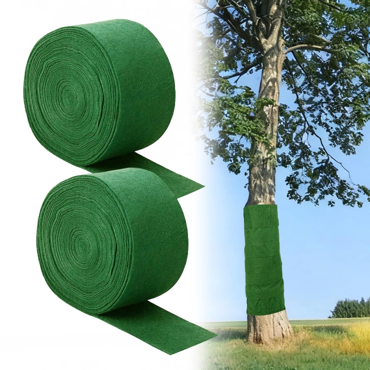 SolidKeus - Herbruikbare Boom Beschermfolie 17m x 12cm voor Planten