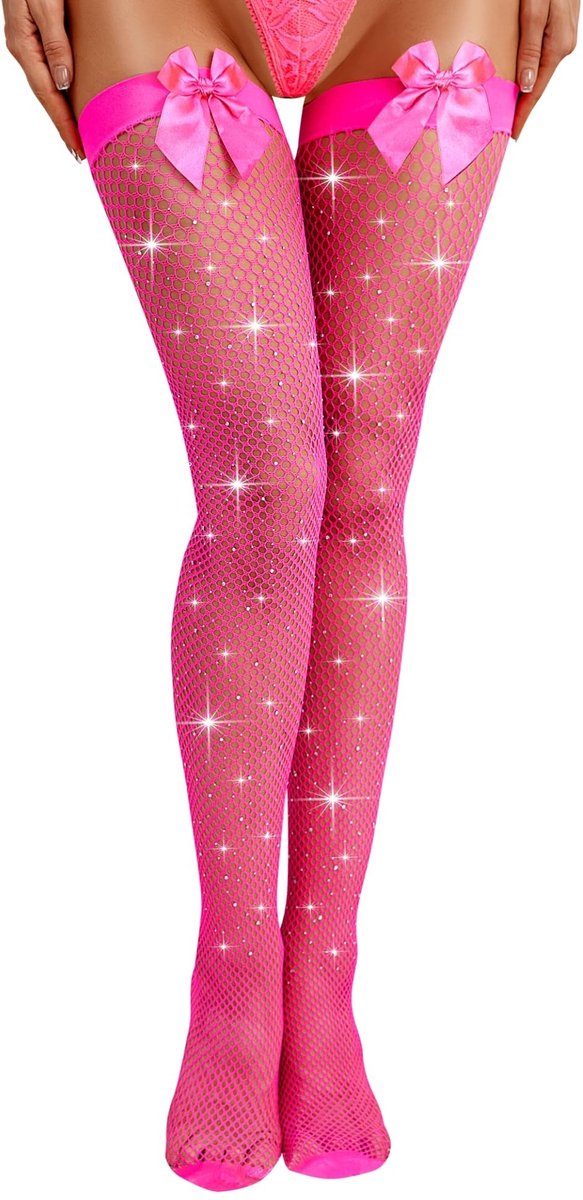 SolidKeus - Elegante Fishnet Kousen met Steun