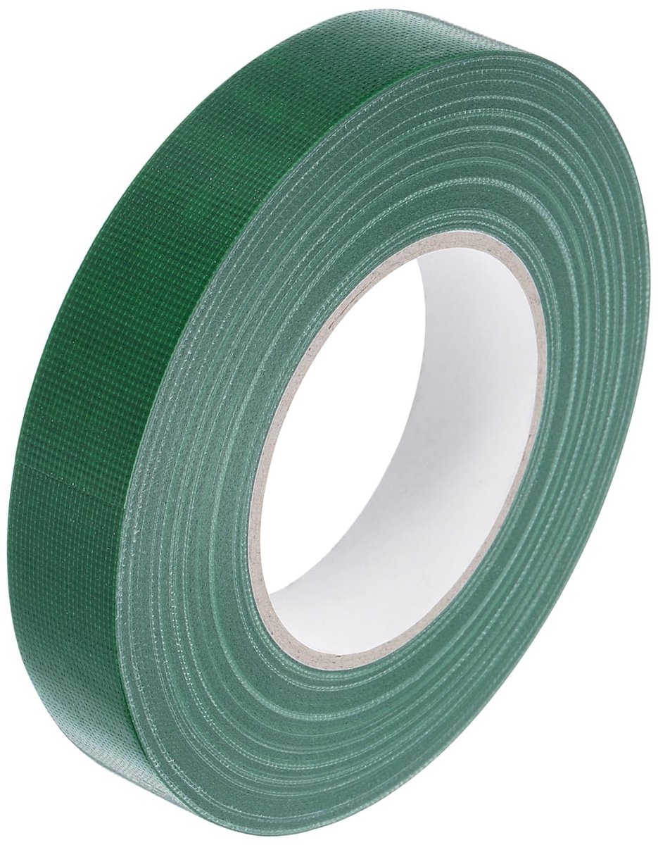 Elzusha - Gaffer Tape Groen 25.4mm x 55m Mat Doek Tape Zonder Resten