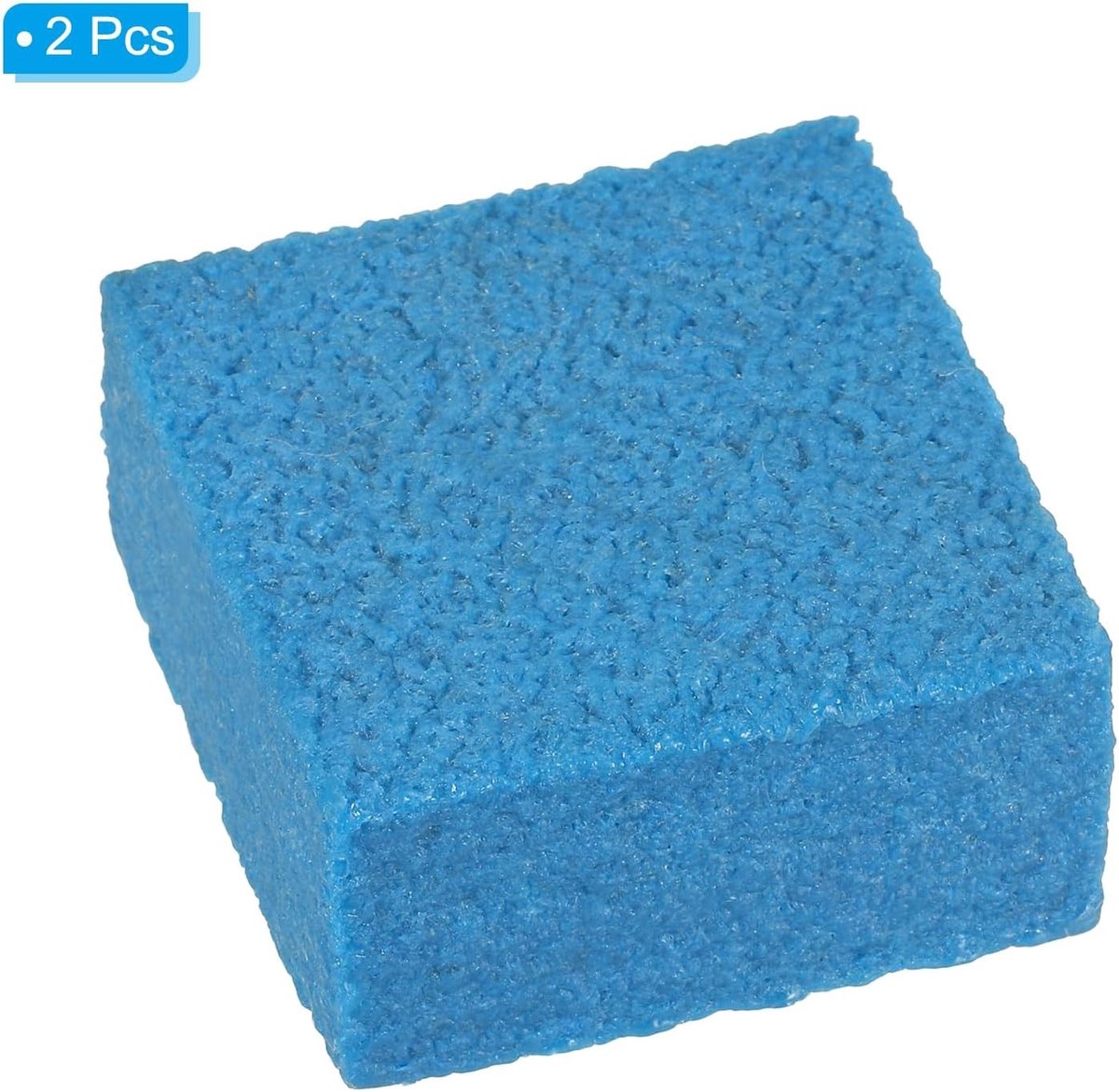 Pickleball Paddle Eraser 5x5x2.5cm - 2 Stuks Vierkante Rubber Racket Schoonmaker, Blauw, Ideaal voor Onderhoud en Schoonmaak