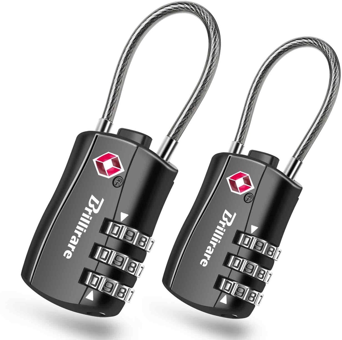 SolidKeus - 2 Stuks TSA Goedkeurings Combinatiesloten voor Bagage