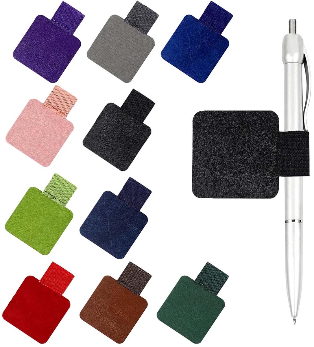 SolidKeus - Set van 10 Zelfklevende Penhouders voor Tablets en Notebooks