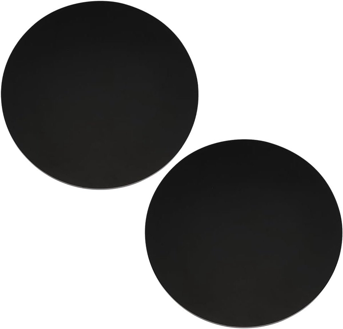 Model Display Bases 15x15cm Zwart Rond - Grote Acryl Stand voor Figuren, Wargaming en Bordspellen