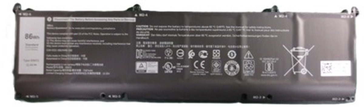 DELL M59JH laptop reserve-onderdeel Batterij