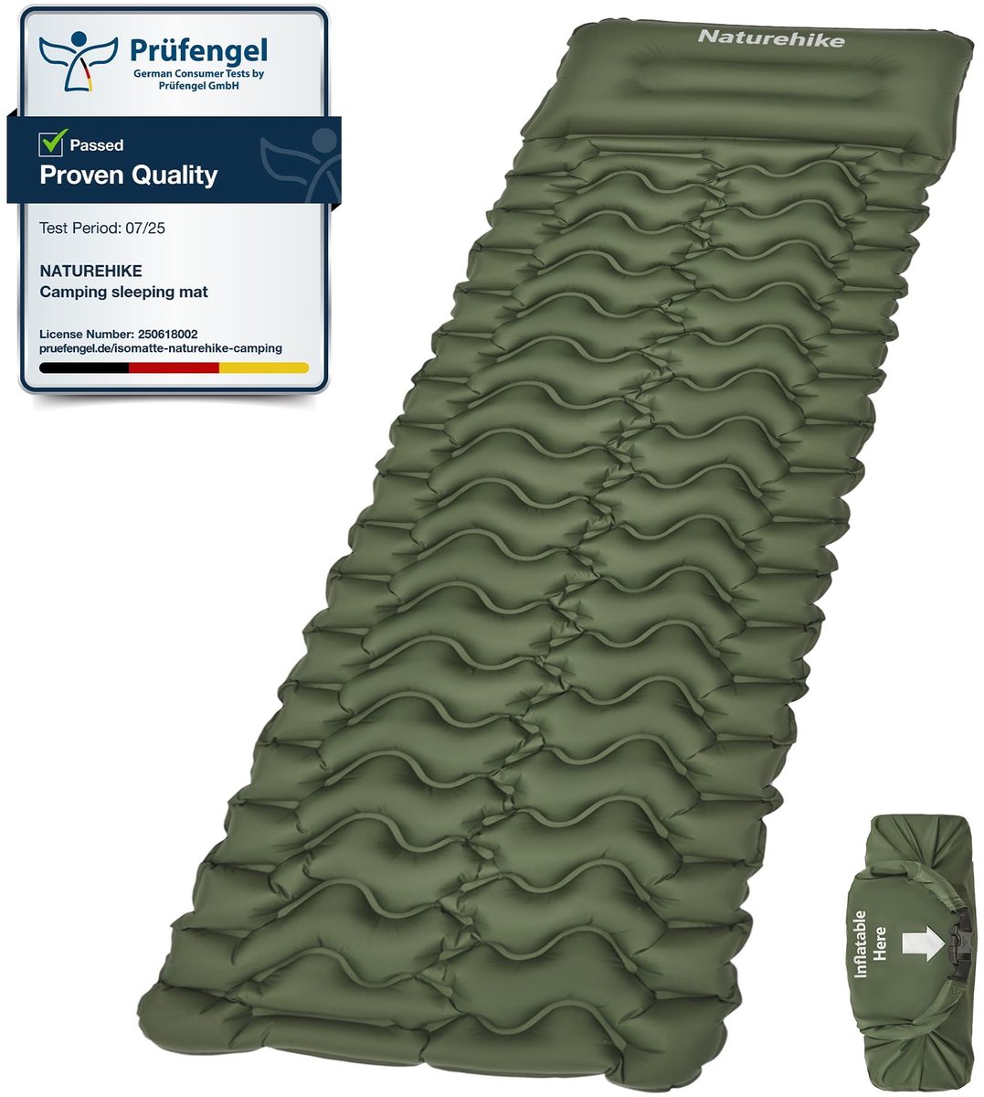 Omgoods - Ultralight Inflatable Sleeping Mat for Backpacking