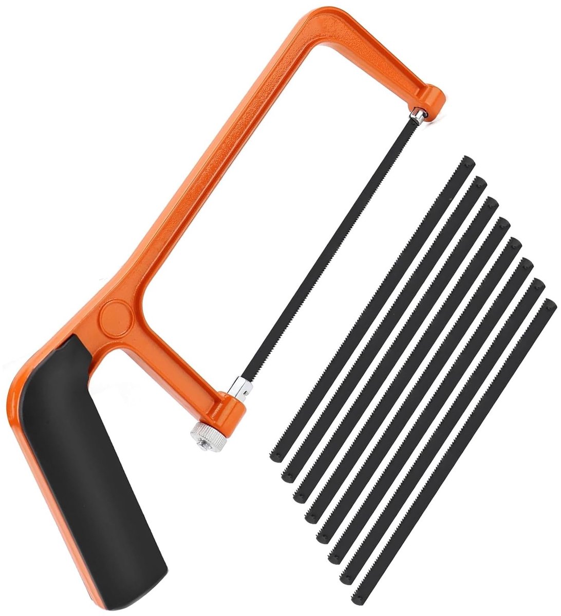 SolidKeus - Mini Handzaag met 8 Zaagbladen voor Diverse Materialen