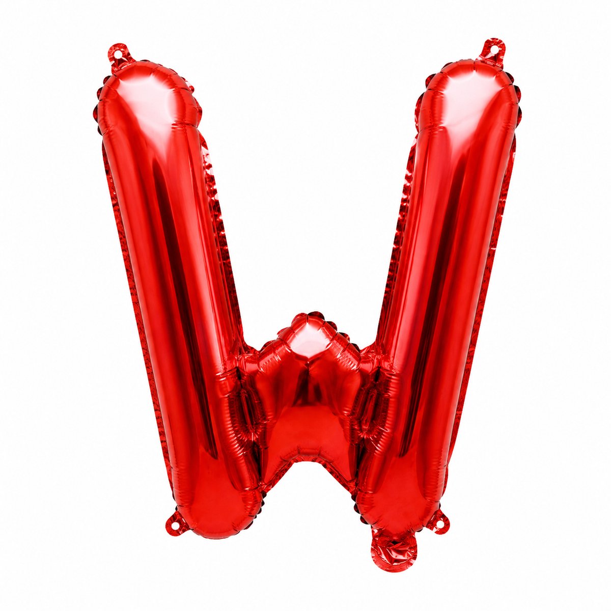 Fienosa Letterballon W Rood – 40 cm – Folieballon Letter W – Verjaardag Versiering – Feestdecoratie