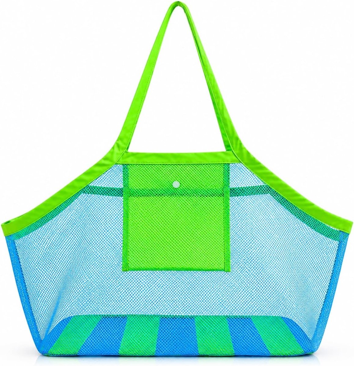 Strandtas - Groen - Groot - Ademend Netdesign - Voor Familie-uitjes