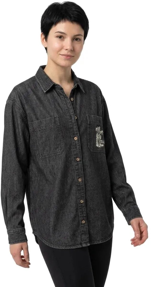 Billabong Down The Coast Overhemd Met Lange Mouwen S Vrouw Zwart