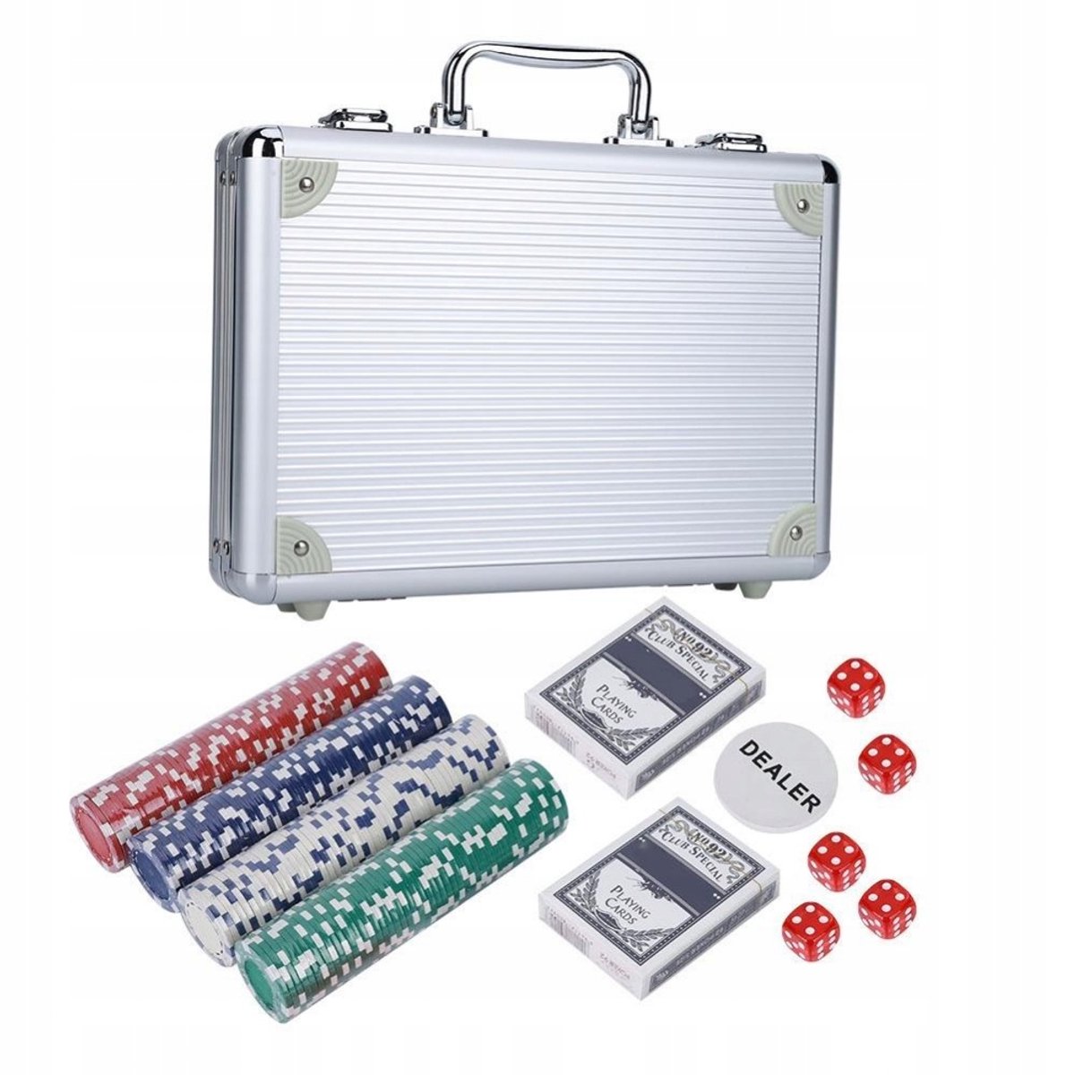 Professionele Poker Set 200 Delen - Texas Hold'em Speelervaring