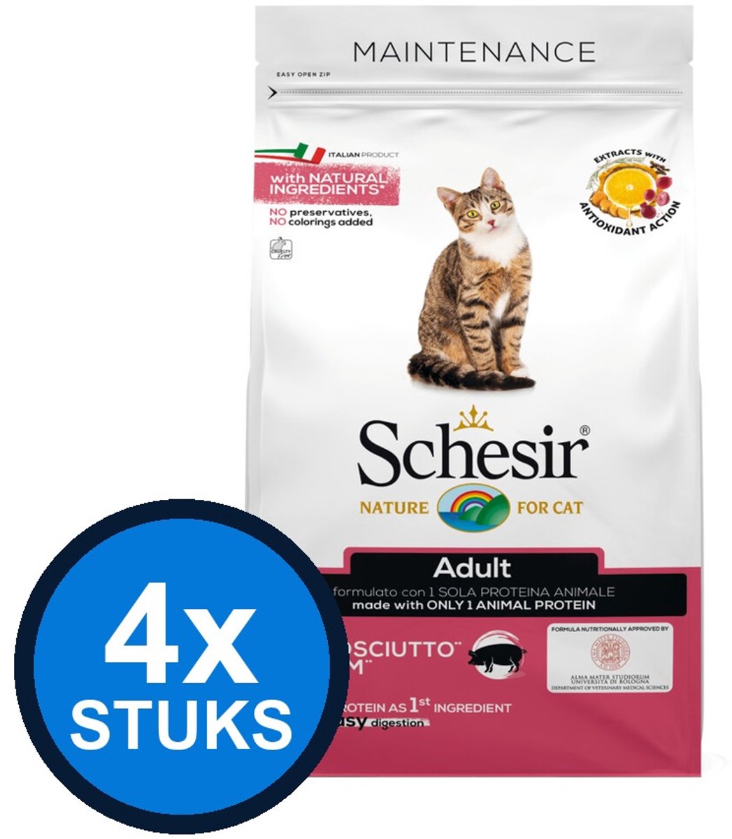 Schesir Schesir kat dry maintenance ham 1;5kg