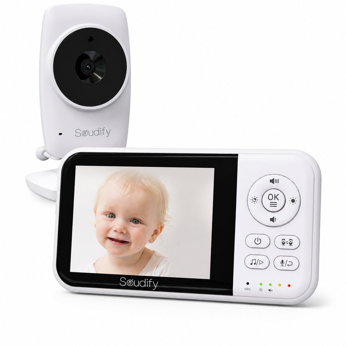 Soudify ClearView Babyfoon met Camera HD Beeldkwaliteit