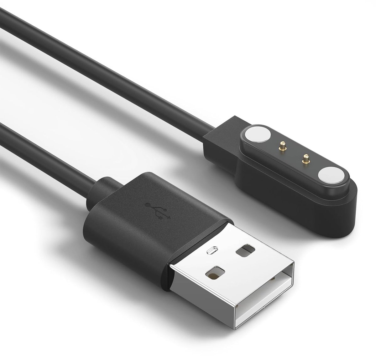 Oplader voor SW022, Tic Watch GTX, Haylou RT LS05-kabel, USB-opladen, compatibel met Imilab kw66, LS10, LS12, Keep B3, accessoires voor smartwatch (100 cm)