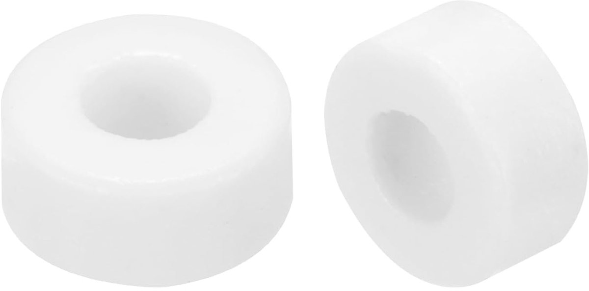 Keramische sluitringen, 3,5 x 8 x 5 mm, plat, rond, hittebestendig, geïsoleerd, afstandhouders voor kabelbundeling, kabelbescherming, 30 stuks