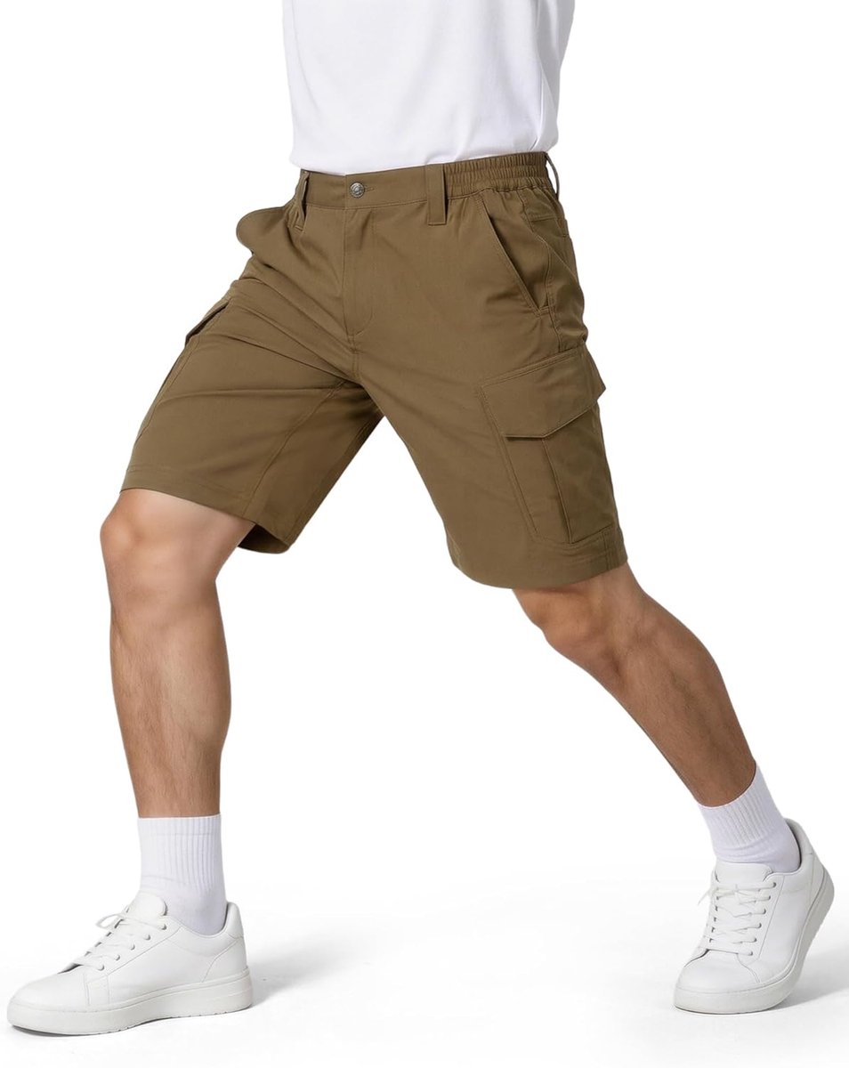 Shorts Sneldrogende Stretch Werkshorts voor Mannen met Veilige Ritszakken Lichtgewicht Zomer Golfshorts voor Hiken Wandelen Outdoor Vissen, 34W/9L : Amazon.nl: Kleding, schoenen & sieraden