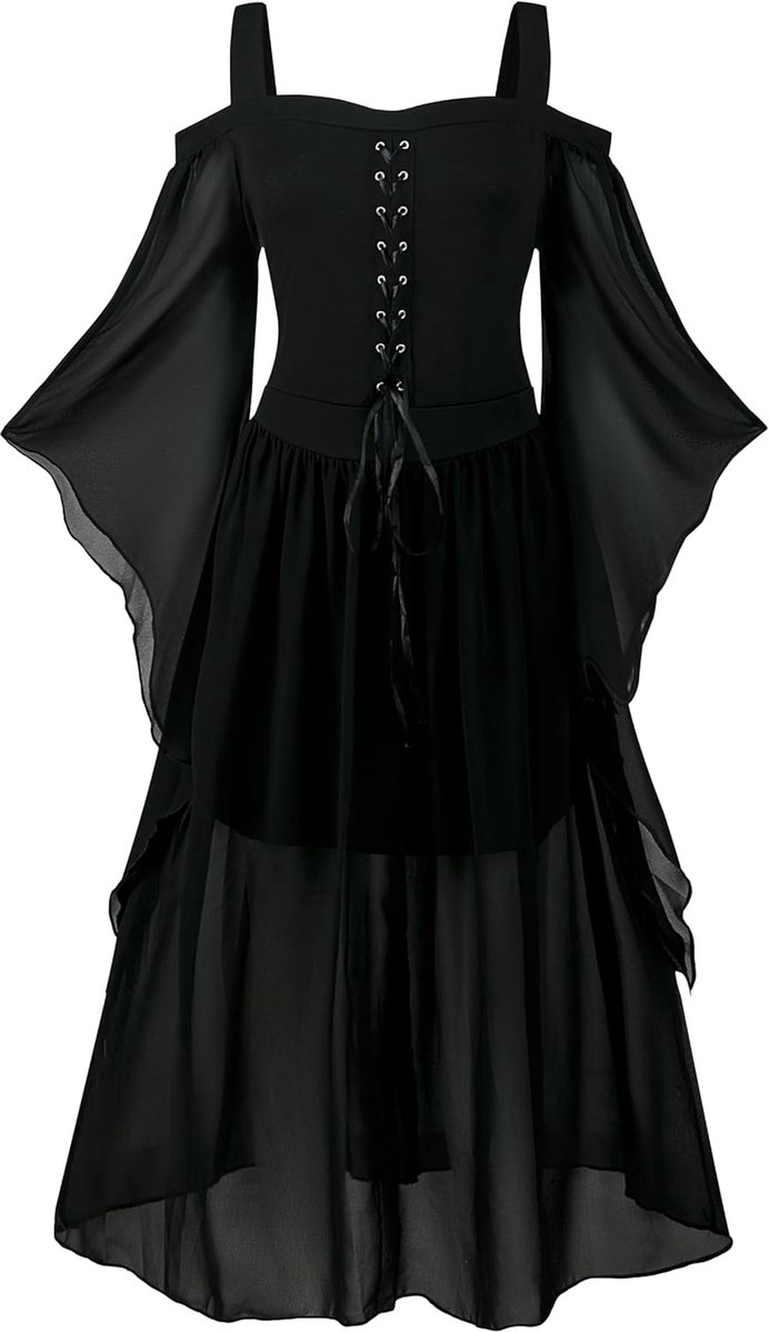 Kleding voor dames, renaissancekostuum voor dames, gothic-jurk voor carnaval