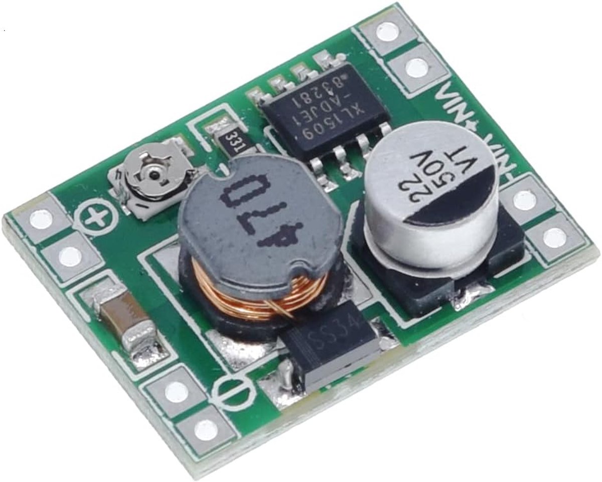 5 Stks Ultra-kleine formaat mini versie XL1509 step-down module 5V-40V naar 1.2-35V uitgangsspanning verstelbaar