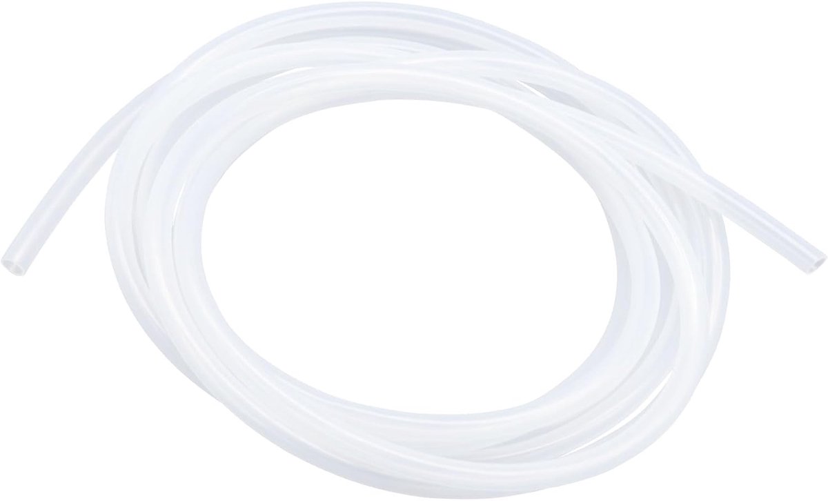 5 mm ID x 8 mm OD siliconen buis 4,5 m, heldere flexibele voedselveilige slang luchtwaterpijp voor pompoverdracht, aquarium