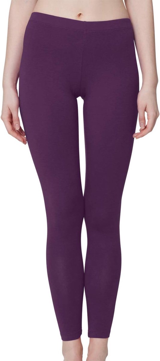 Dameslegging, elastische jersey broek van katoen