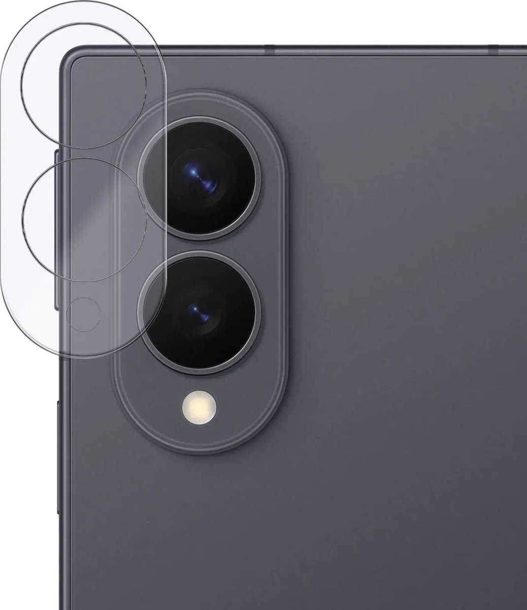 Rosso Camera Protector Geschikt voor Samsung Galaxy Z Fold 8 - Lens Bescherming - Case Friendly - Ultra Dun Glas - Transparant