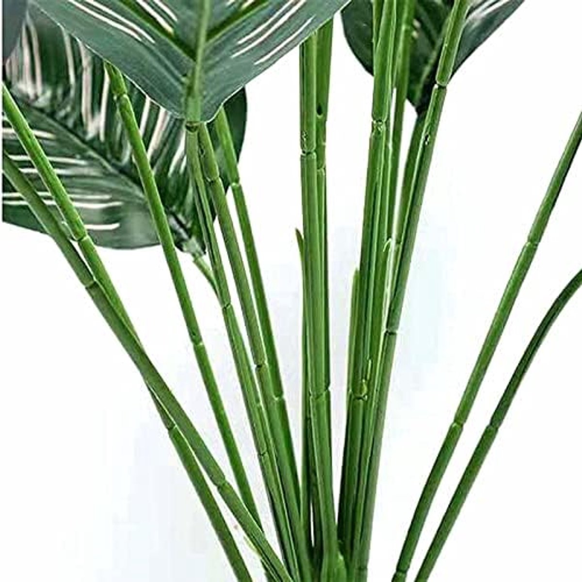 7 0 cm 18 Hoofden Kunstmatige Groene Planten Plastic Tropische Palm Fijn Indoor Red Blad Fake Banana Tree Hotel Office Home Decor Kunstplant (Color : No basin A)