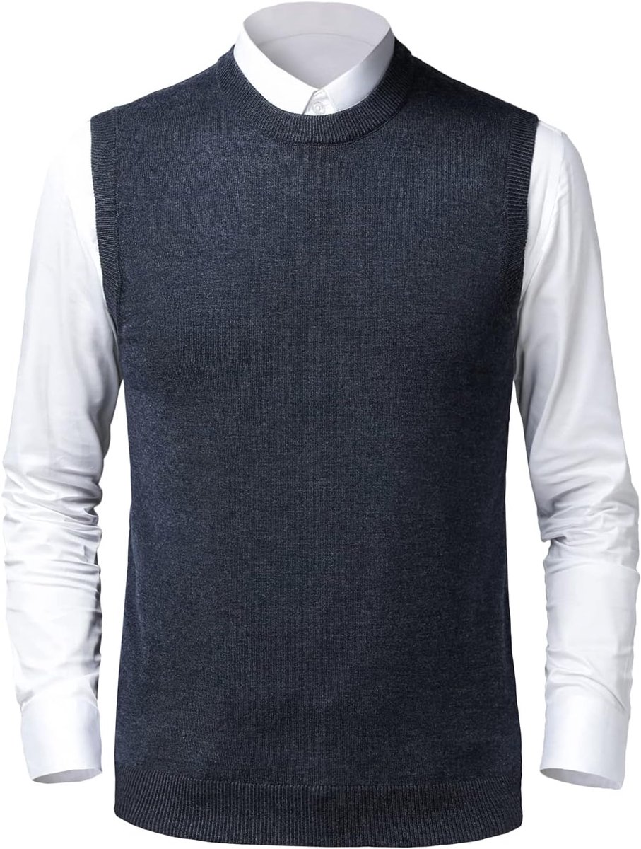 Gebreid Vest Mouwloos Slipover Trui Vest Wol Mix Warme Gilets Klassieke Zakelijke Truien Truien Herfst Winter Gentleman Tank Tops