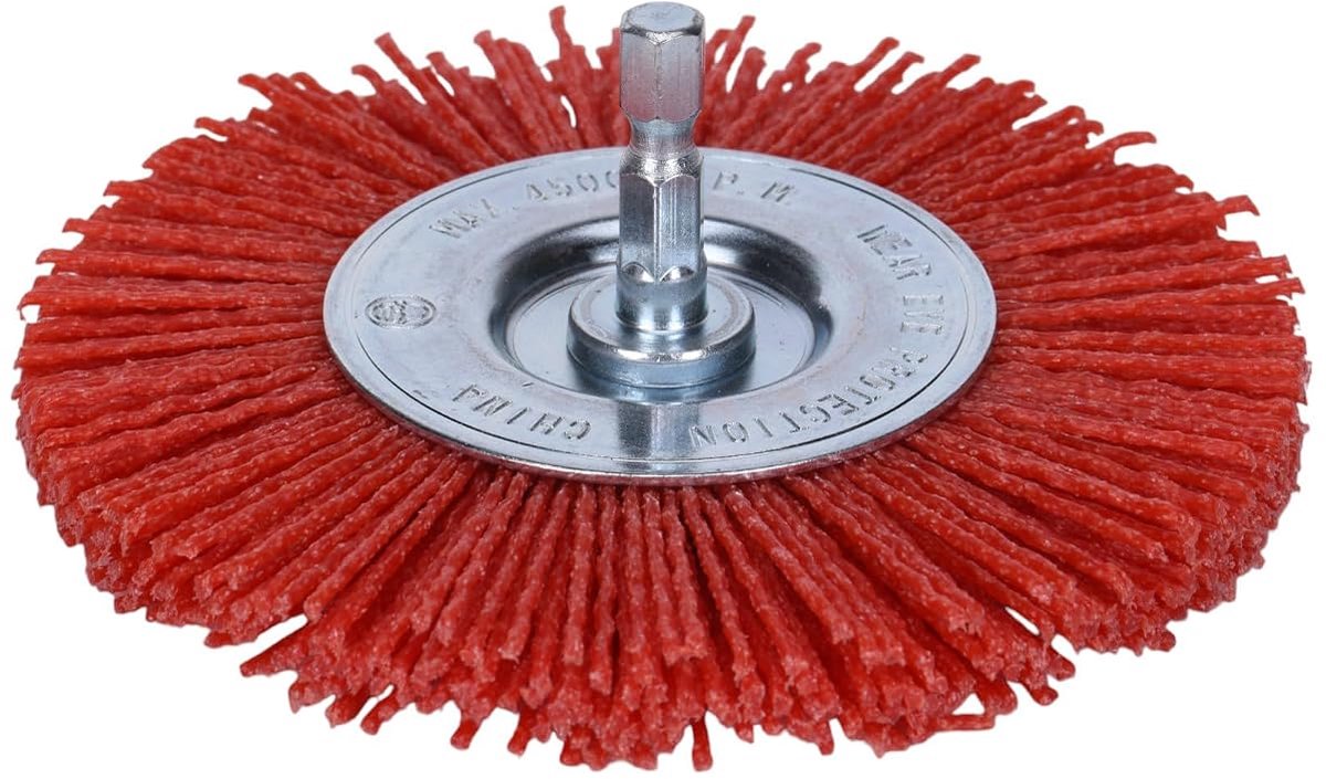 Boor en Gereedschap 77441 Grof Nylon Schuurende Radiale Borstel, 4-Inch