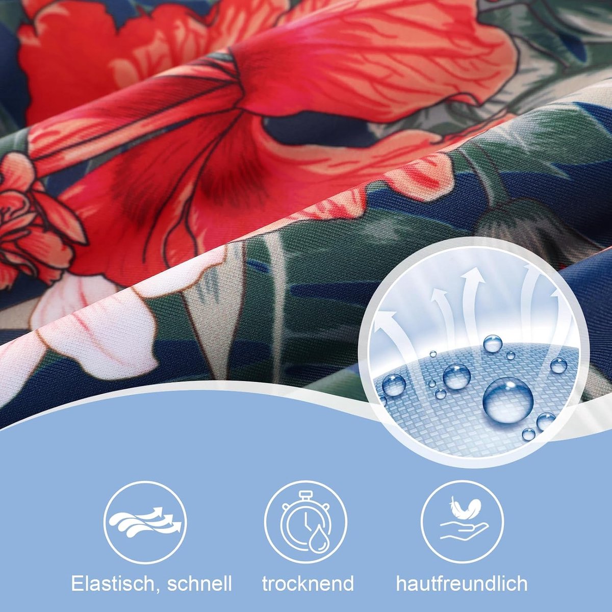 Tankini Tweedelig badpak voor dames, buikweg, tankini-bovendeel en hoge taille, comfortabele badmode met verstelbare schouderbanden, sportieve strandmode