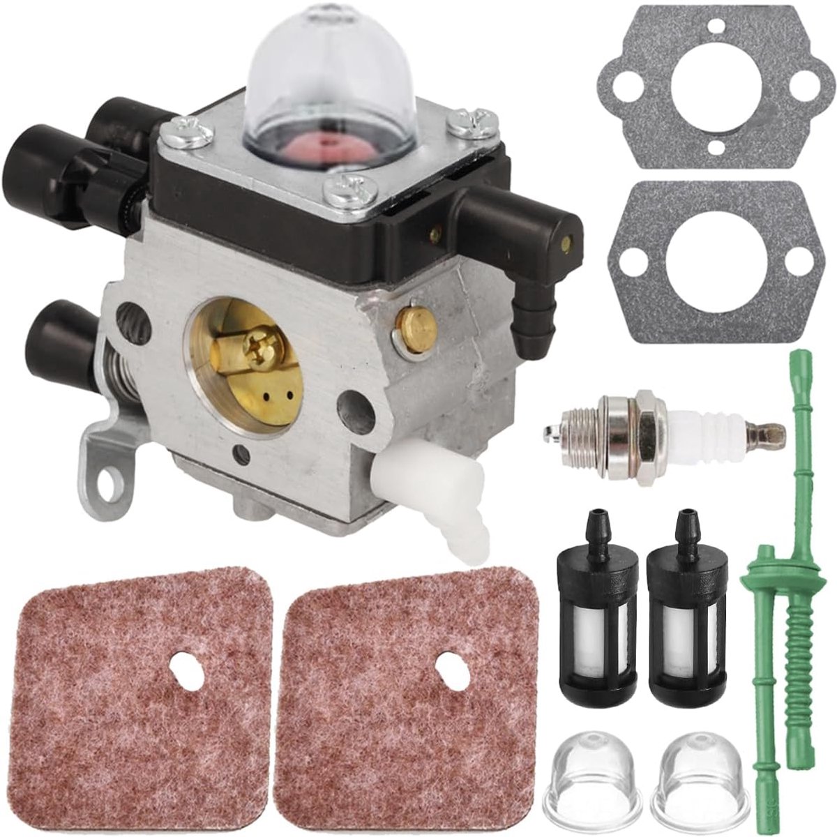 FS38 Carburateur voor Stihl FS55R FS45 FS46 FS55 FS55C FS 55R 2-MIX | Vervang voor ZAMA C1Q-S282 4140 120 0623 41401200623B (Na 2013-2015)