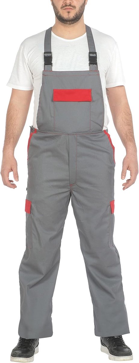 Multipocket werk tuinbroek