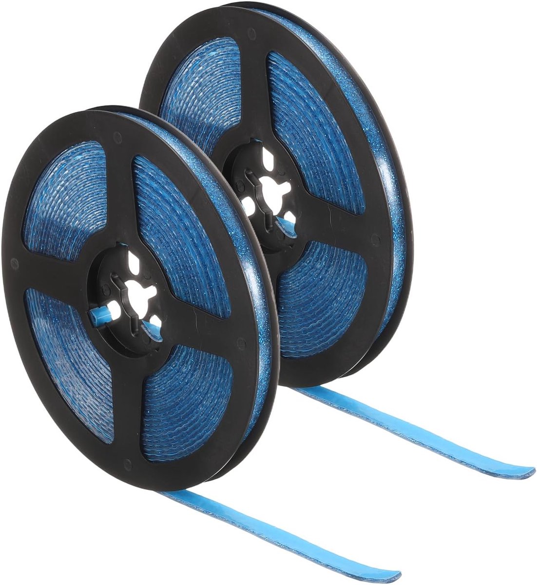 2 stuks wandlijsten, 8 mm, 6 m, flexibele afdichtingstape, hoekbescherming, zelfklevend, voor badkamer, keuken, plafond, saffierblauw