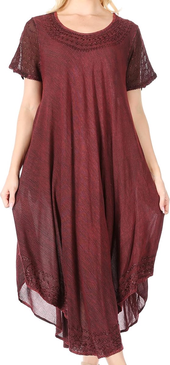 Everyday Essentials kaftanjurk met kapmouwen/cover-up