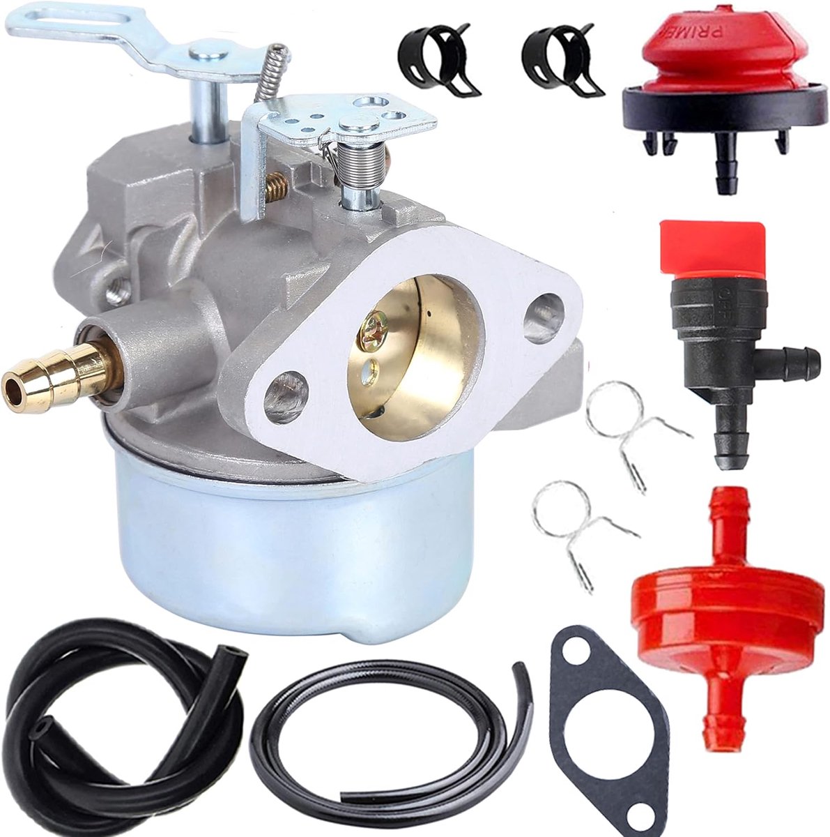 Compatibel met HMSK80 Carburateur voor Tecumseh 640349 ST824 640052 ST1032 LH318SA 924082 Ariens ST624 Past Yard Machines 31AE640F000 31AE665E118 Sneeuwblazer