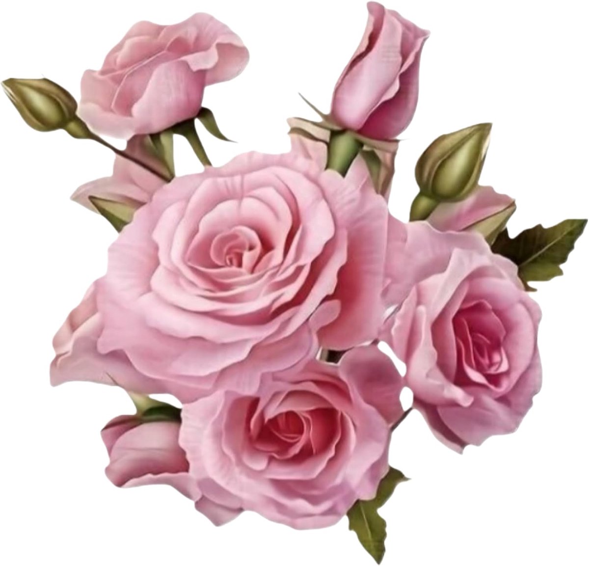 Roze roze autostickers - 13,5 cm verwijderbare vinyl bloemenstickers voor auto's, motorfietsen, fietsen, SUV's, laptops, koffers, koelkasten, toiletten, deuren, krasbestendige decoratieve