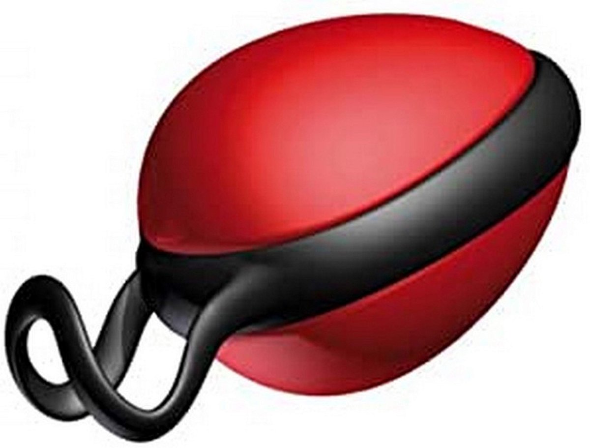 JOYDIVISION Joyballs Secret Single - Loveballs Single Rood | Vaginale ballen voor bekkenbodem fitness | Plezierballen gemaakt van Silikomed/TPE | Compatibel met glijmiddelen op waterbasis en siliconen