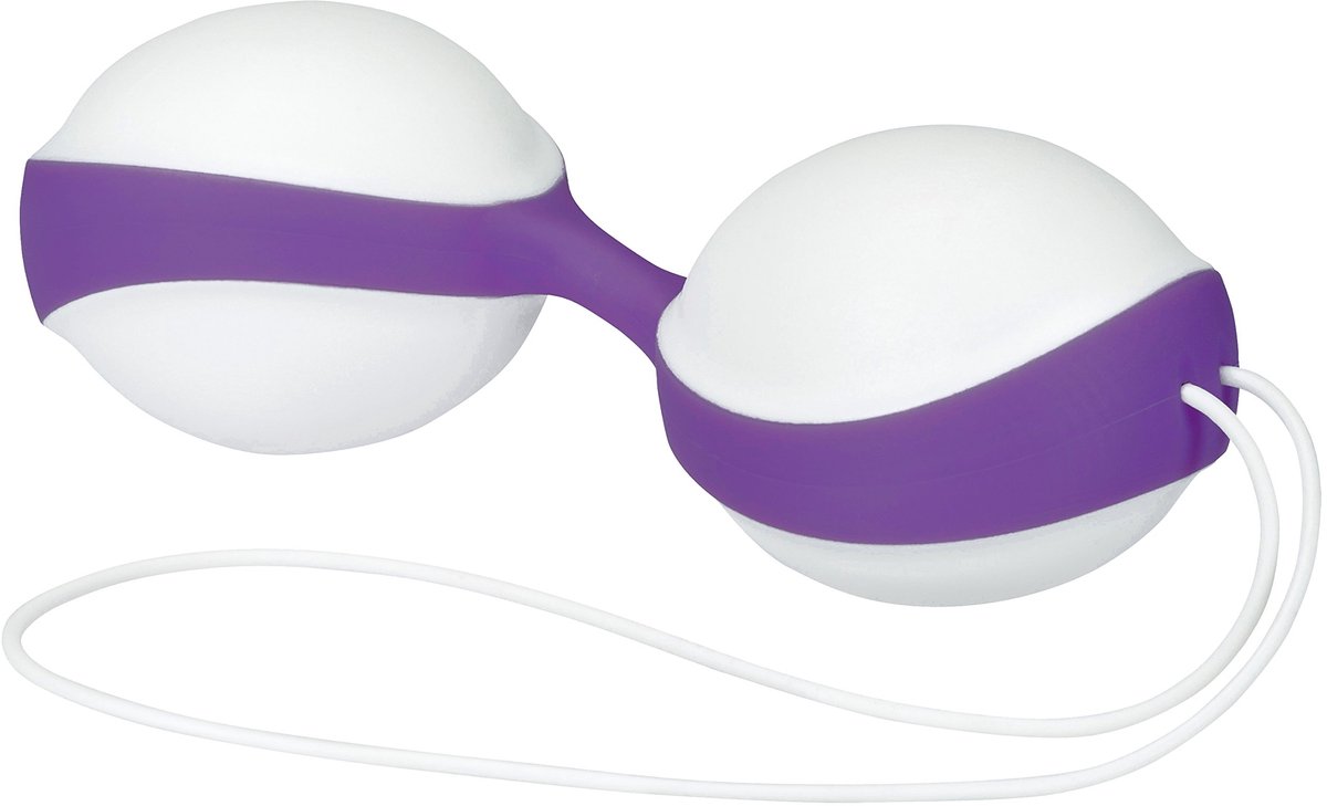 AMOR vaginale ballen voor het trainen van de bekkenbodemspieren I Versterking van de bekkenbodemspieren I Medische vaginale ballen I Wit-Paars I Medisch product