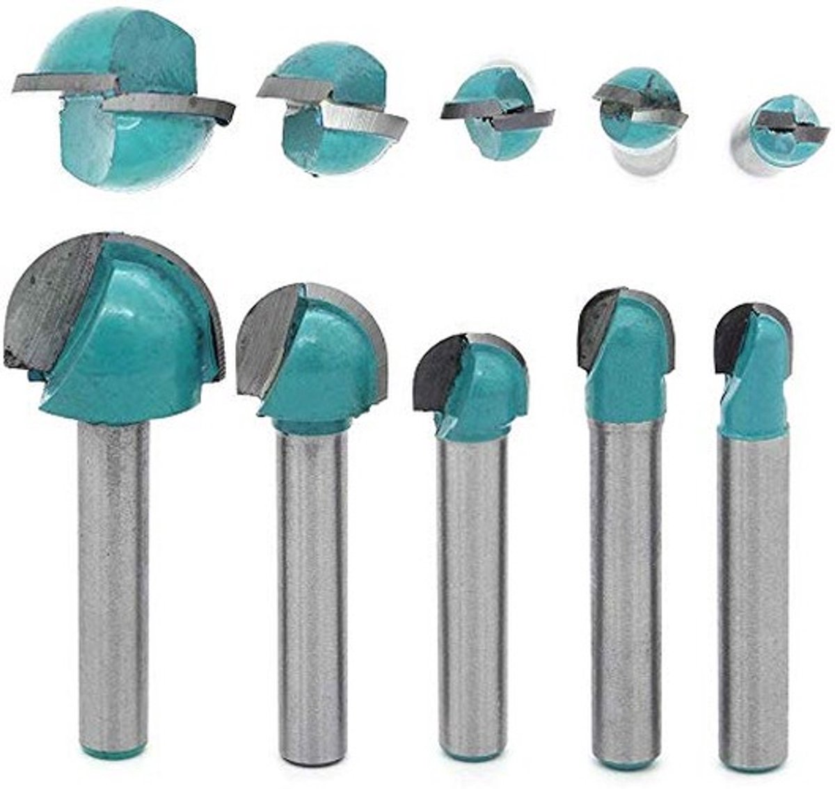 Omgoods - Set van 5 Routerbits voor Houtbewerking