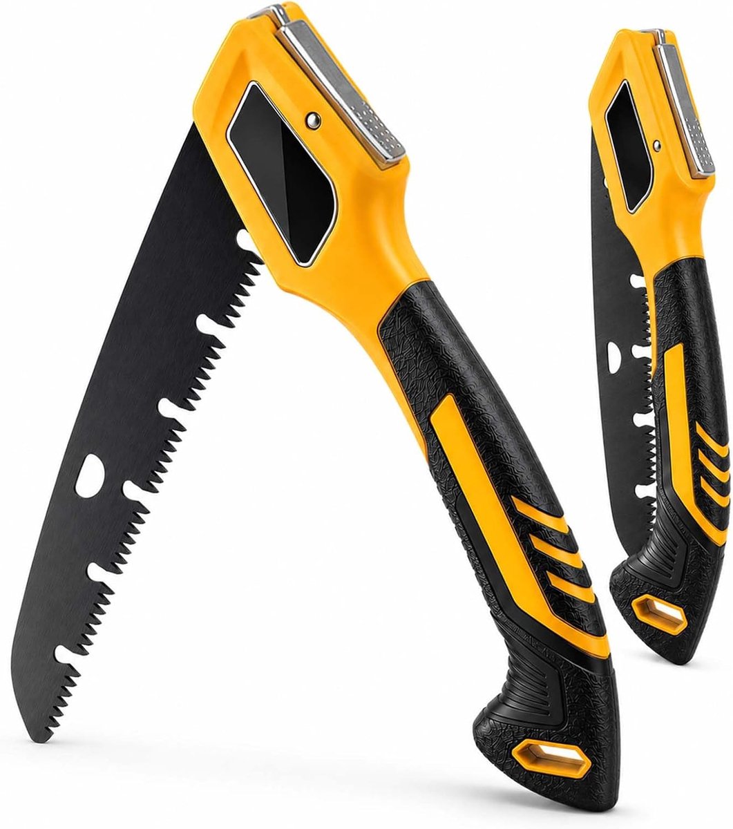 Vouwzaag, tuin, 210 mm, SK5 koolstofstaal, takkenzaag, inklapbaar voor hout, takken, boomsnijden, camping, outdoor en - ShopVlot
