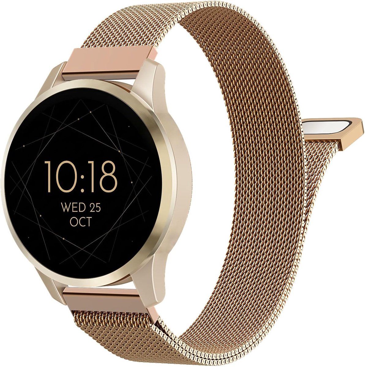 18mm 20mm 22mm Metal Watch Band Compatible with Garmin Venu 3S/2S/4/3/Vivoactive 4S/Vivomove 3S/Forerunner - ShopVlot