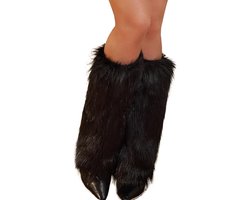 leg warmers for women, leg rings plush leg warmers, furry leg warmers for women, long cuffs, winter leg warmers for - ShopVlot