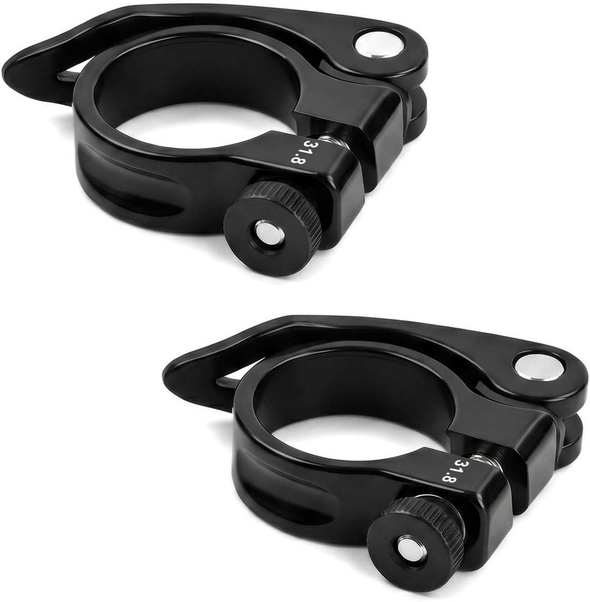 Fietszadelklemmen 31,8 mm - Aluminiumlegering - Verstelbaar - Eenvoudig te installeren - ShopVlot