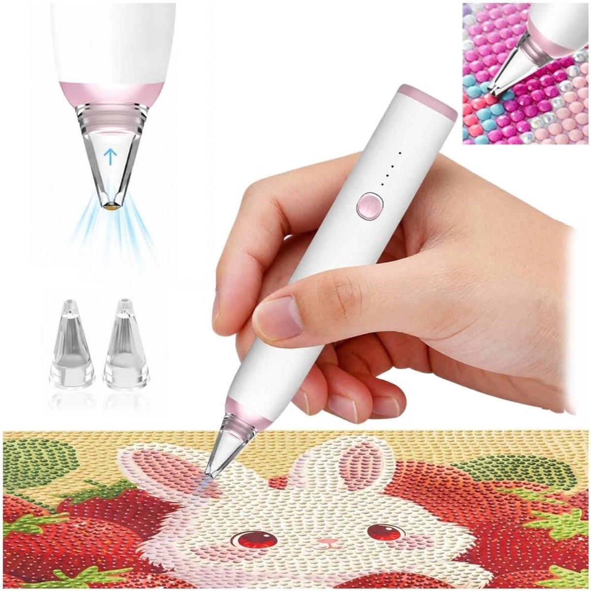 Draadloze balpen - ergonomische handgreep - stil en draagbaar - ideaal voor kinderen en volwassenen - ShopVlot