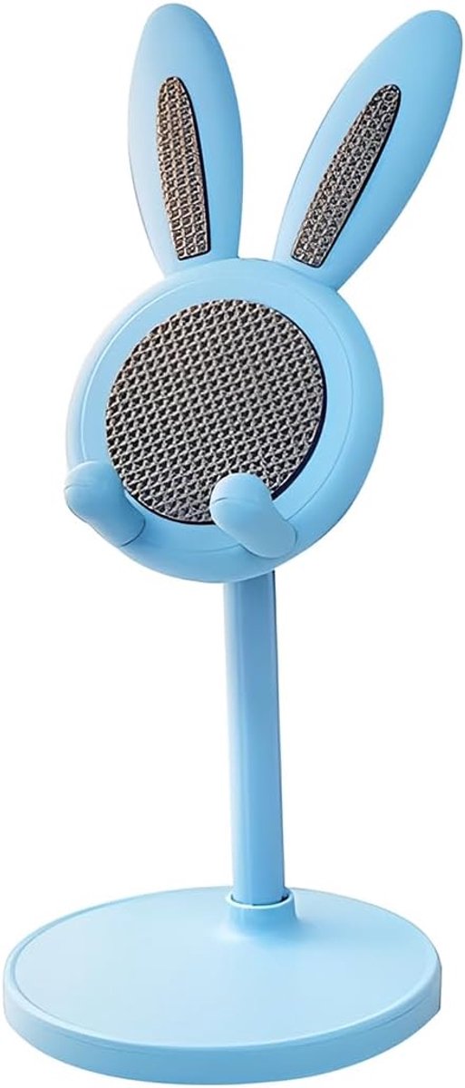 Hoekhouder voor telefoon - hoogte verstelbaar - blauw - ideaal voor op bureau - ShopVlot