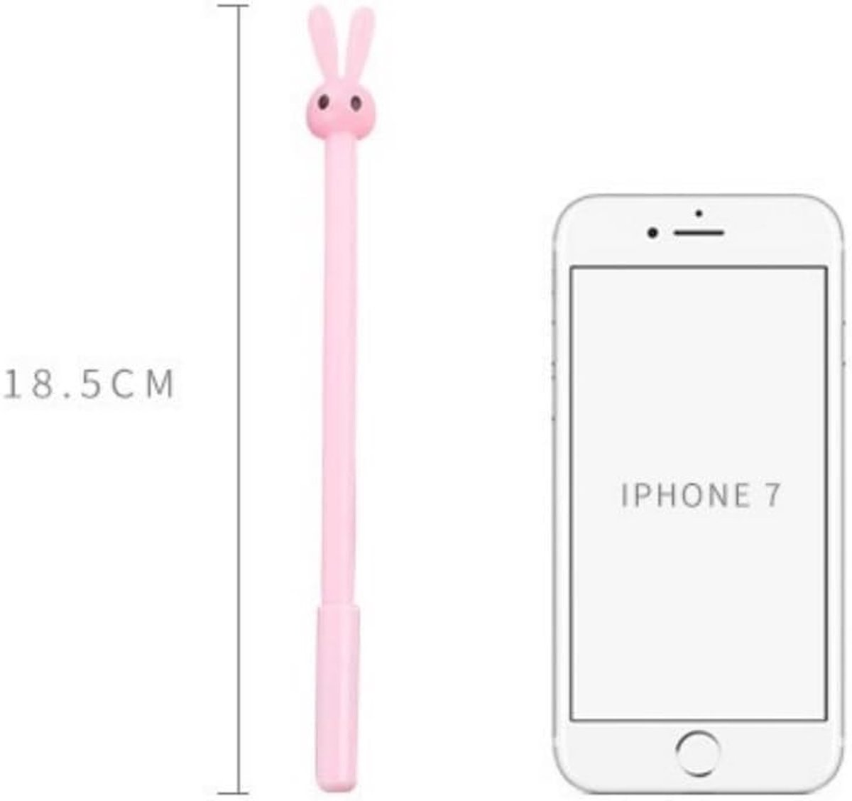 Haas Rabbit Gel Pen Creative Ballpoint Pen 0.5mm Fine Pen Cute Cartoon Writing Pen Black Ink Rollerball Pen for - ShopVlot