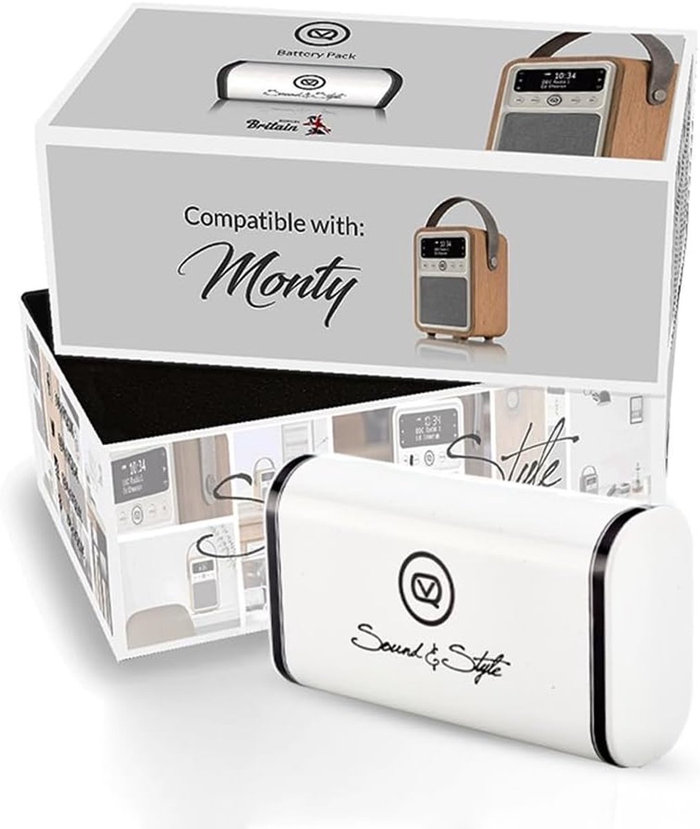 VQ Monty-Radio Battery-Pack (Compatible with VQ Monty, 25 Hours Battery Life, 76 Hours Standby) - ShopVlot