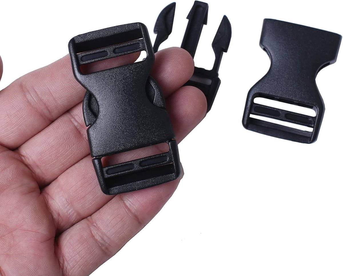 J.CARP 4pcs plastic buckles for backpack, 3/4 inch, 3/4" - ShopVlot