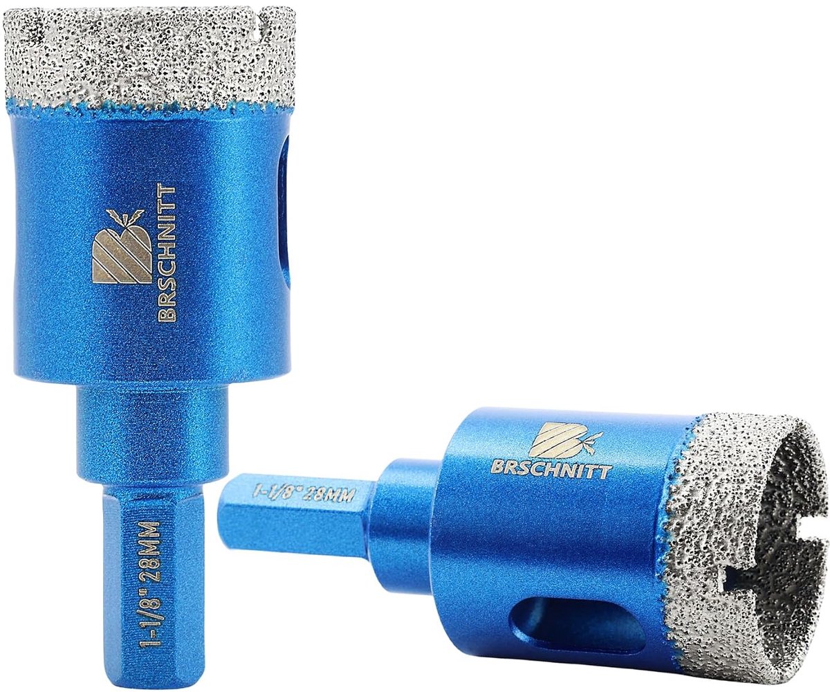 Diamant droge boor tegelboor 28mm - voor keramiek, graniet, porselein - ideaal voor hard materiaal - ShopVlot