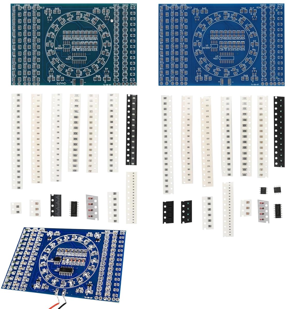 Soldering oefenbord DIY kit - 2 sets met LED en meetpunten - Verbeter je soldeervaardigheden - ShopVlot