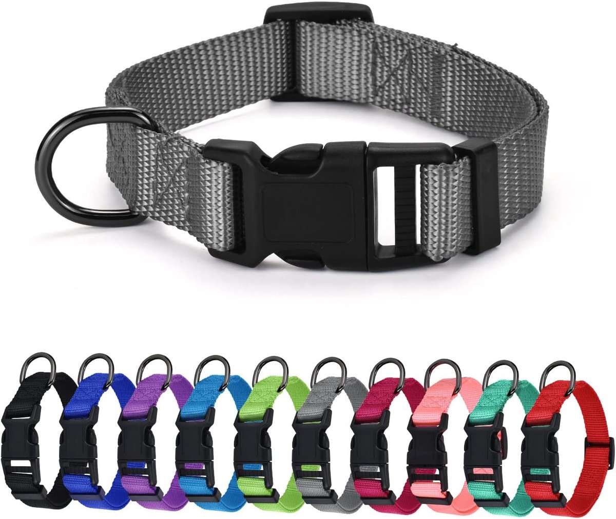 Hondenhalsband - Dikke nylon - Verstelbaar - Veilig en duurzaam - ShopVlot